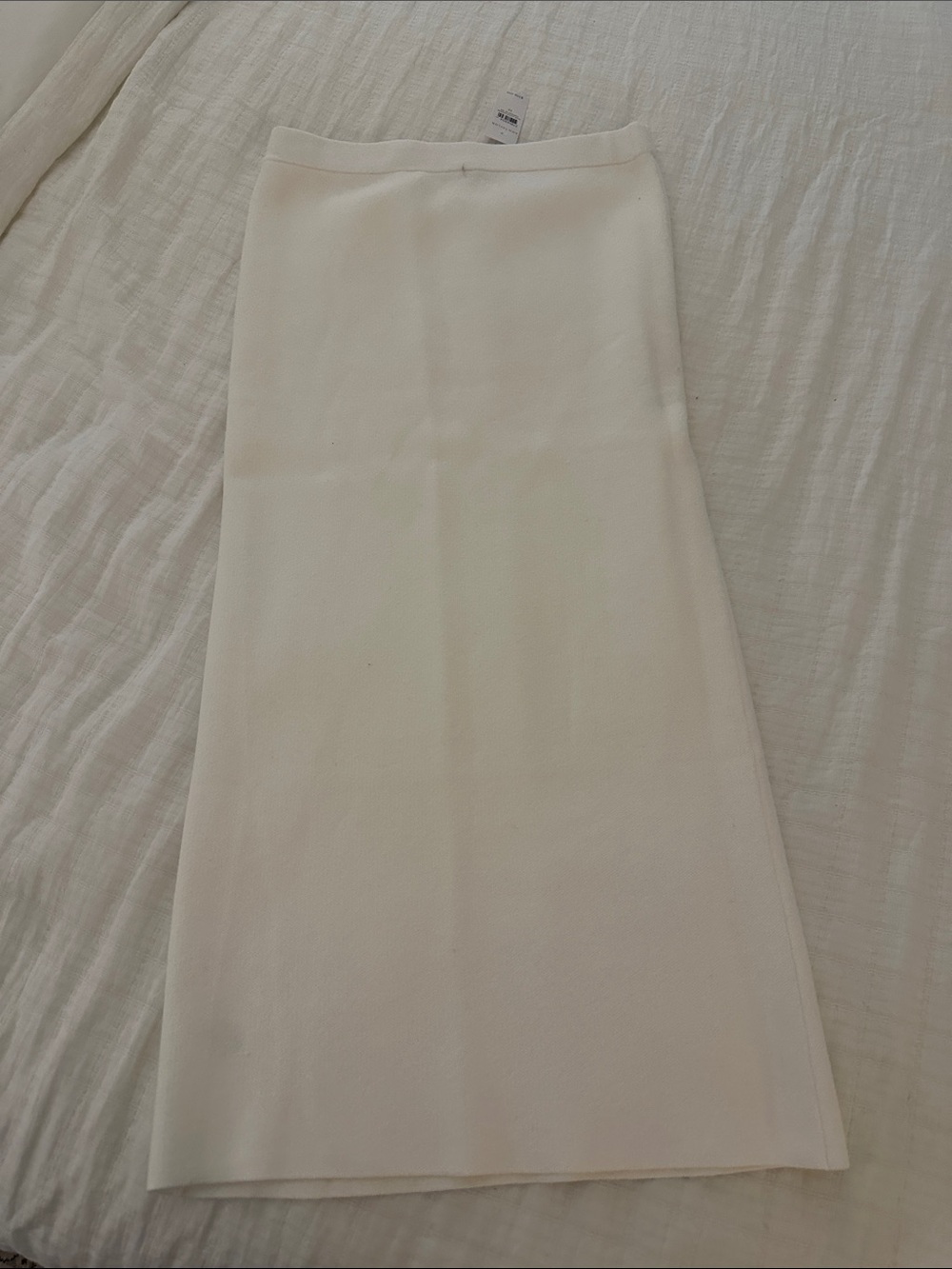 Ann Taylor Classic Cream Midi Skirt